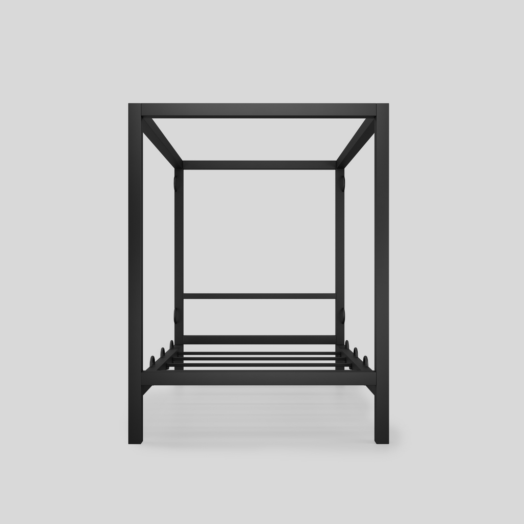 the front profile of the axis bdsm bed frame by sanctum domina