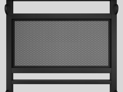 Cellar BDSM bed headboard, laser-cut pattern close-up, render